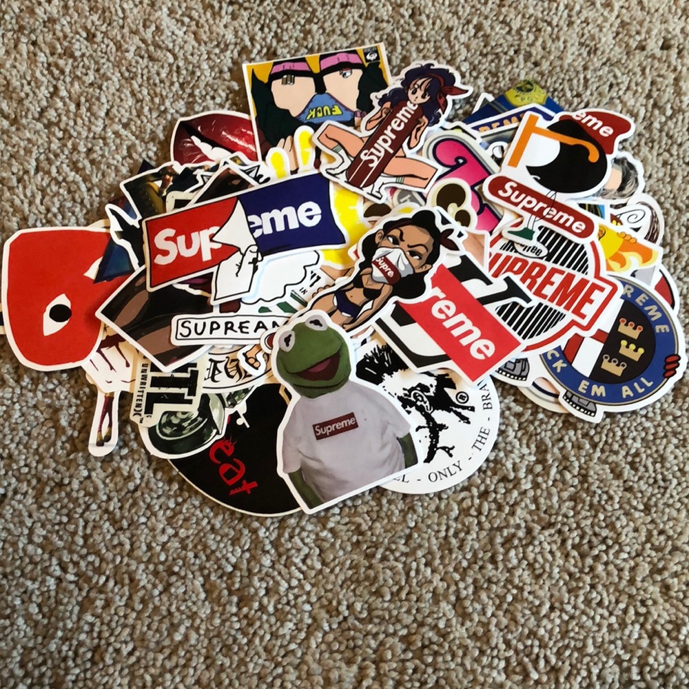 Supreme stickers